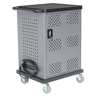 cover Duet Charging Cart for Laptop and Tablet, Charcoal